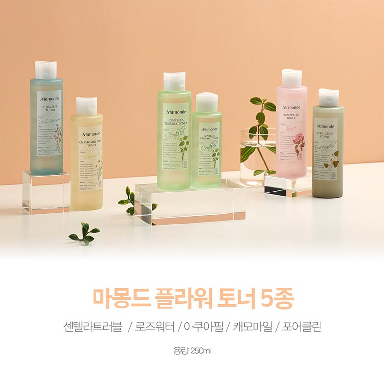 Nước hoa hồng - Toner Mamonde Rose Water - Pore Clean - Aqua Peel - Chamomile Pure - Flower Honey Toner | WebRaoVat - webraovat.net.vn