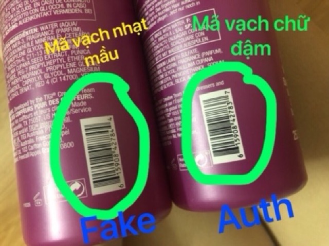 Dầu gội Tigi Đỏ - Tím Chính Hãng