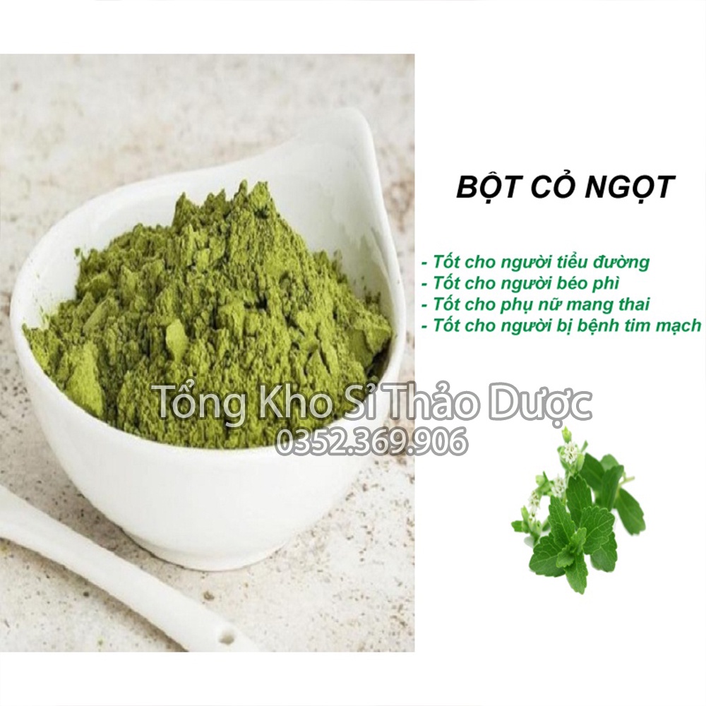 Bột cỏ ngọt sấy lạnh 500g (Eatclean, đường ăn kiêng không calo, hỗ trợ tiểu đường)