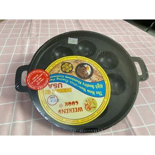 Khuôn Làm Bánh Khọt/ Chảo Đổ Bánh Khọt Chống Dính 8 Ô 12 Ô Tiện Lợi