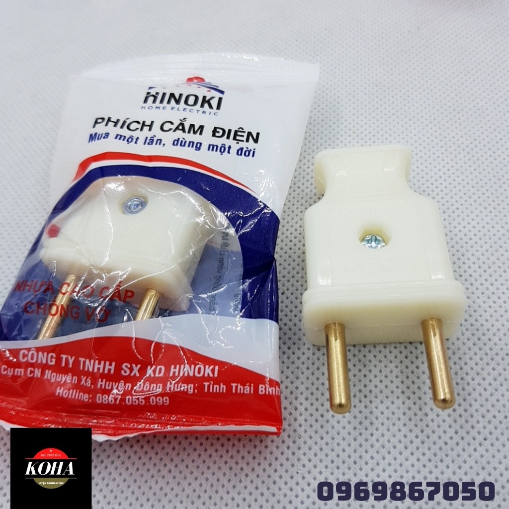 Phích cắm điện HINOKI - Mua một lần, dùng một đời