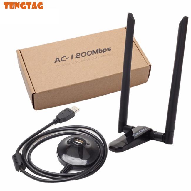 Bộ nhận tín hiệu wìi không dây 1200mbps usb network card usb3.0 2 băng tần 2.4g&5.8g cho pc