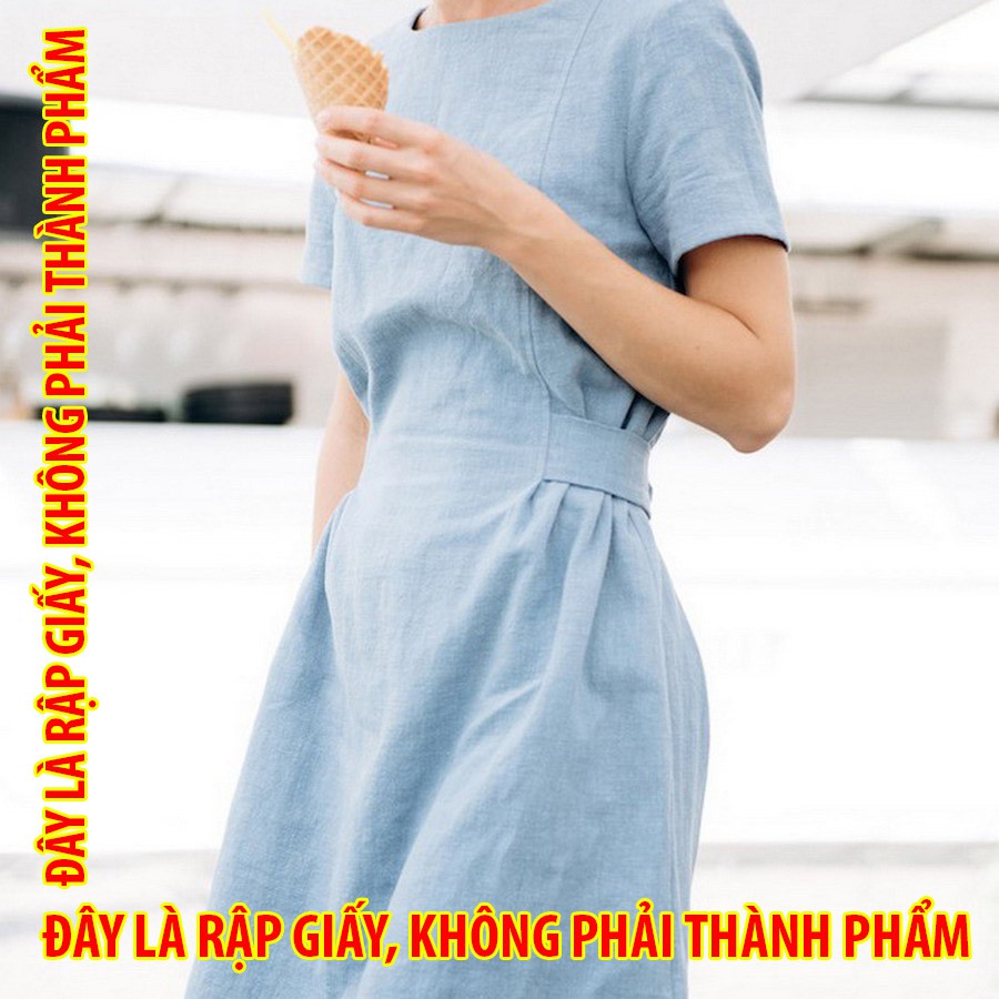 Rập giấy PC006 - Đầm LeMuse - P
