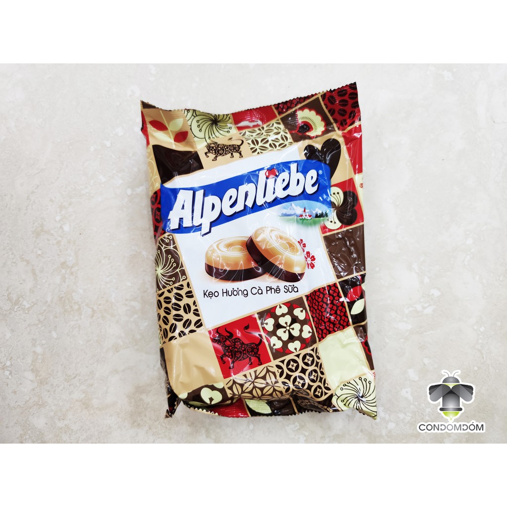 Gói 329gr Kẹo Alpenliebe cà phê sữa cực ngon - cafe - coffee