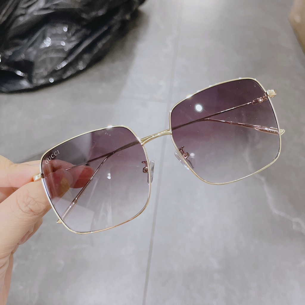 Kính mát thời trang đi đêm nữ gucci, hàng cao cấp, tròng kính polarized