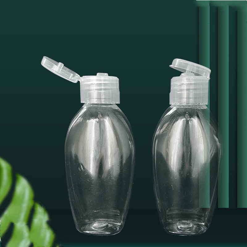 Chai Nhựa Rỗng 50Ml Đựng Cồn / Nước Hoa / Dầu Gội / Xà Phòng Dạng Ấn Tiện Dụng Khi Đi Du Lịch