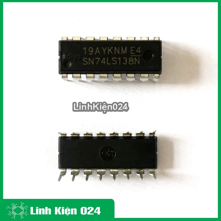 Chíp 74LS138 3 to 8 Decoder/Demultiplexer DIP16
