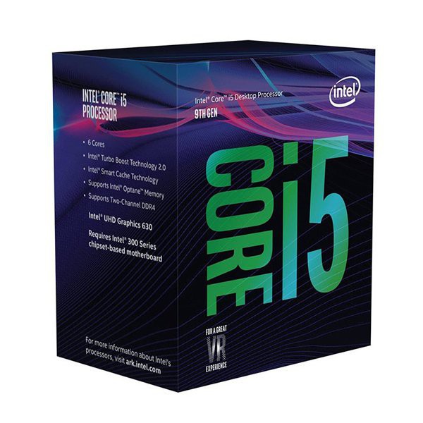 BỘ VI XỬ LÝ INTEL CORE I5 9400F 4.1Ghz (intel thế hệ 9) SK1151 NEW BOX CHÍNH HÃNG