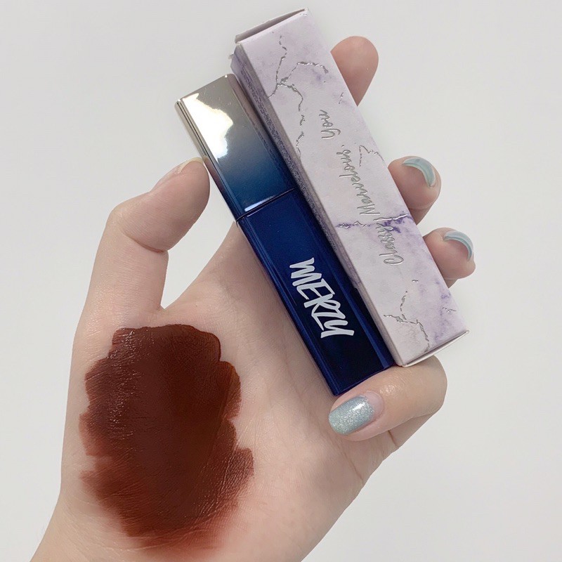 Son kem lì Merzy Blue Velvet Tint Season 3 Holiday Limited Edition