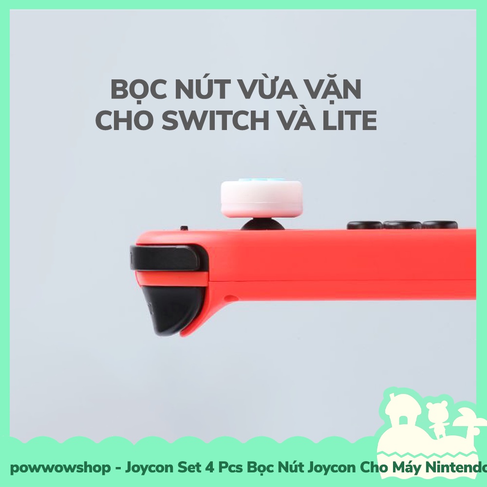 [Sẵn VN - Hỏa Tốc] Joycon OLED/V1/V1/Lite Set 4Pcs Bọc Nút Analog Joycon Cho Máy Game Nintendo Switch Game All Style