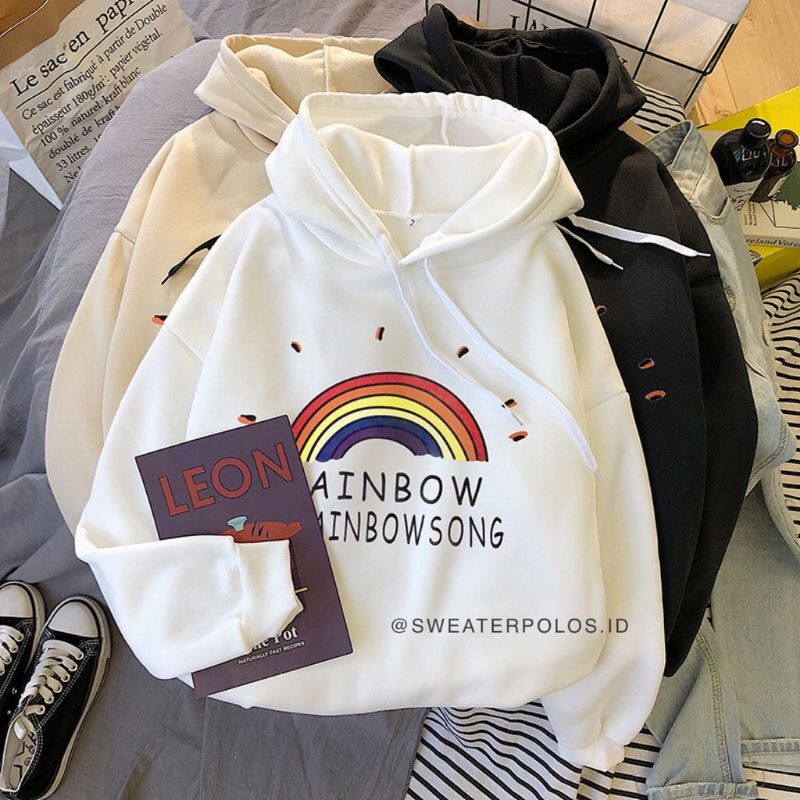 HODDIE Unisex cầu vồng 🌈🌈🌈