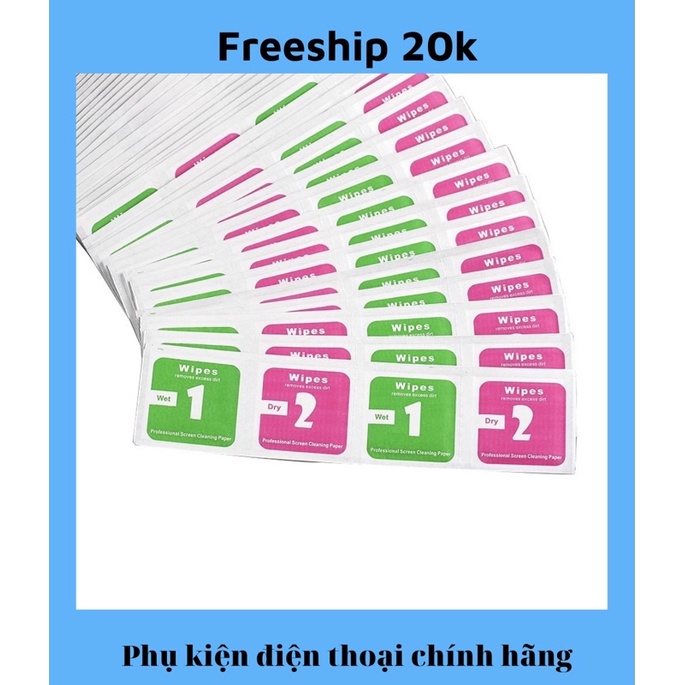 Giấy Lau 1 2 Cho Kính Cường Lực