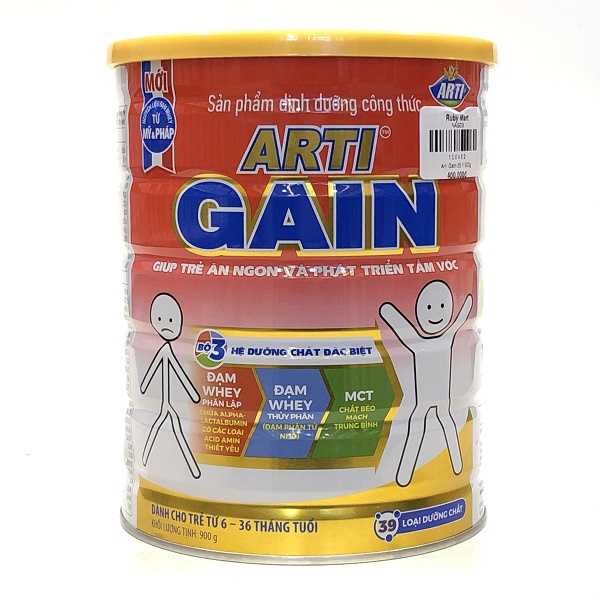 Sữa Bột Arti Gain 900g - Tăng cân hiệu quả cho trẻ gầy Dễ Uống