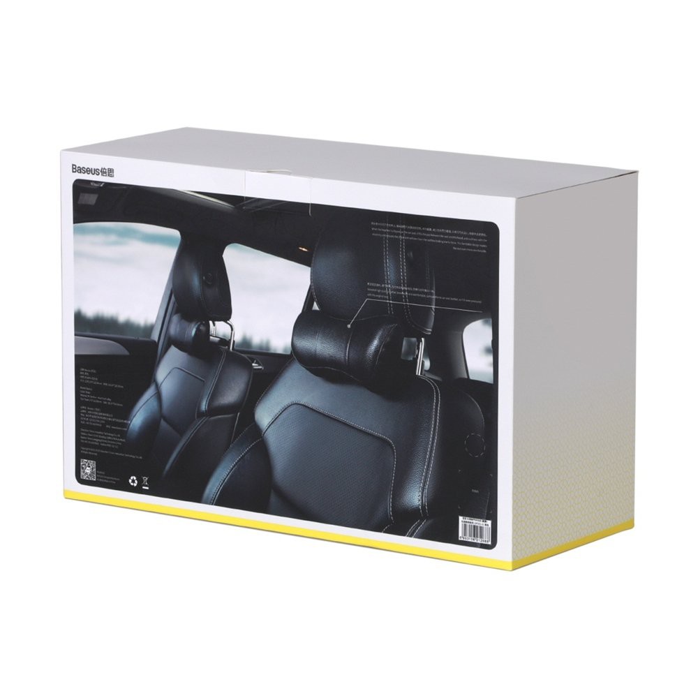Gối tựa đầu chống đau cổ bọc da cao cấp trên xe hơi - Baseus PU Leather Car Neck