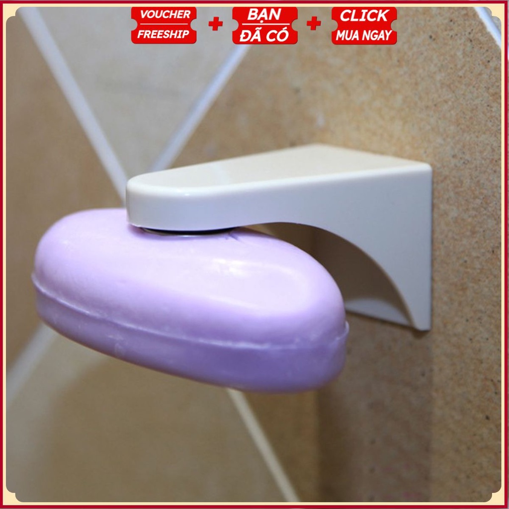 Giá Để Xà Phòng Hút Từ Thông Minh, Sạch Sẽ, Khô Ráo (Màu Sắc Ngẫu Nhiên)