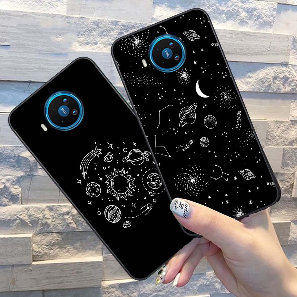 Ốp lưng Nokia 8.3 in hình vũ trụ vui vẻ. Vỏ điện thoại chính hãng giá rẻ