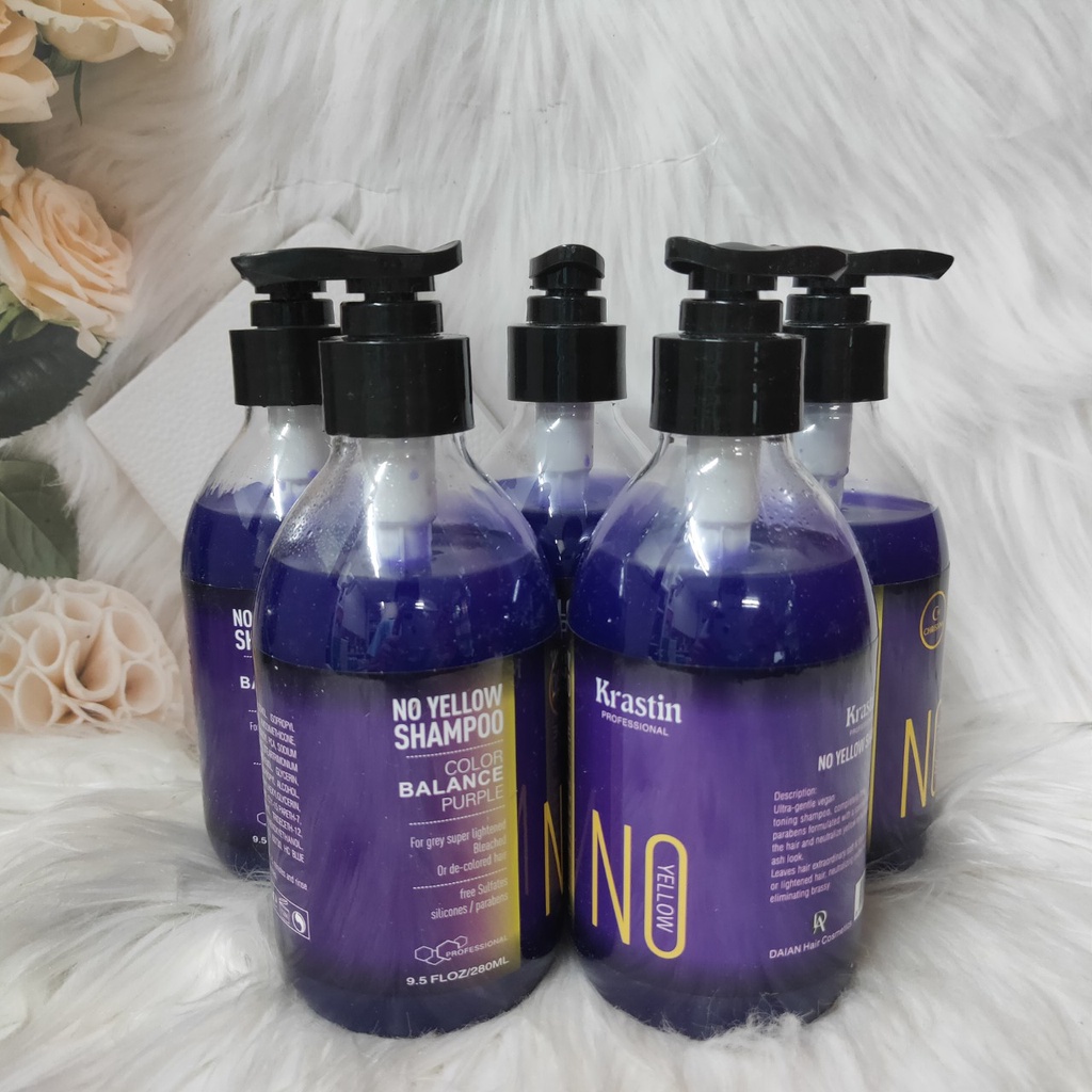 Gội tím, gội khử vàng Krastin 280ml