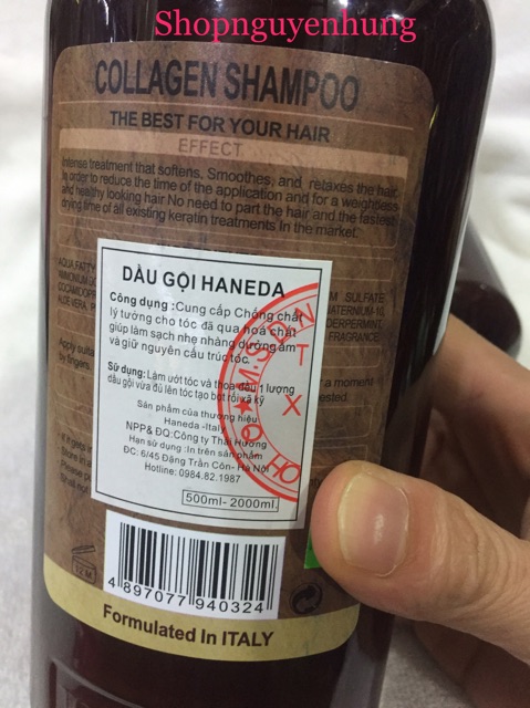 [RẺ VÔ ĐỊCH] COMBO DẦU GỘI + DẦU XẢ COLLAGEN TOP HANEDA