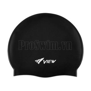 Mũ Bơi Silicone View - Màu Đen