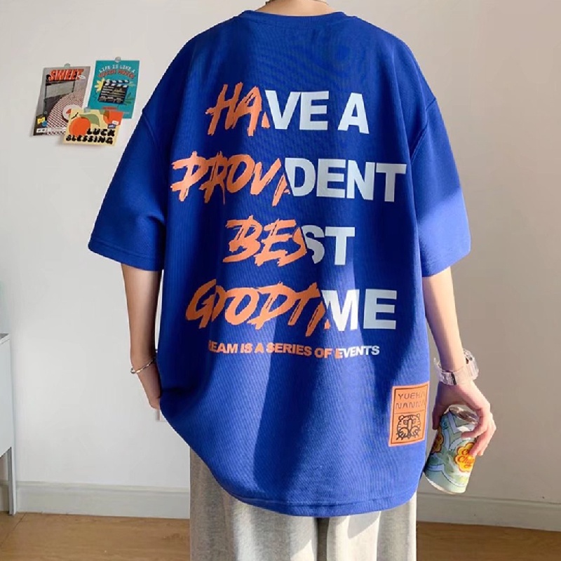 Áo Thun Tay Ngắn Cổ Tròn Thời Trang Dành Cho Nam Size M-5XL