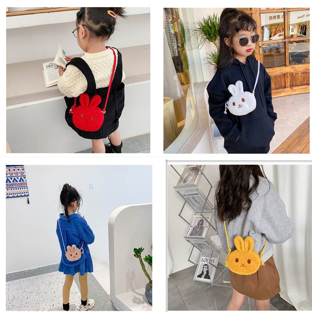 Túi đeo chéo hình thỏ đáng yêu cho bé