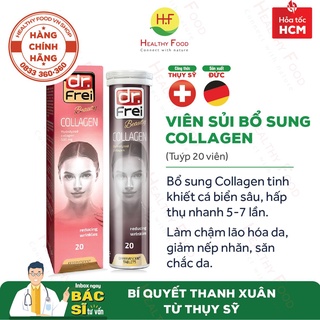 [THỤY SỸ] Viên Sủi Dr.Frei Collagen đẹp da, chống lão hóa, giảm nếp nhăn, giúp da căng mịn (20viên)