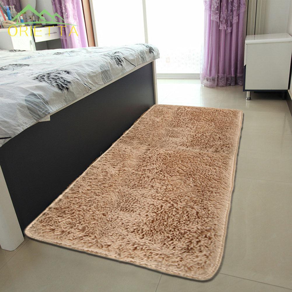 Thảm lông chống trượt dùng để trang trí sàn phòng ngủ/phòng khách