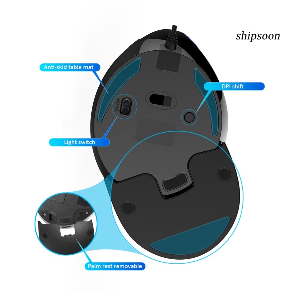 Chuột Dây 6 Nút 4000 Dpi Pc | BigBuy360 - bigbuy360.vn