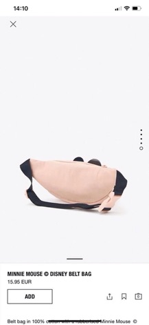 Túi đeo chép Mickey Zara