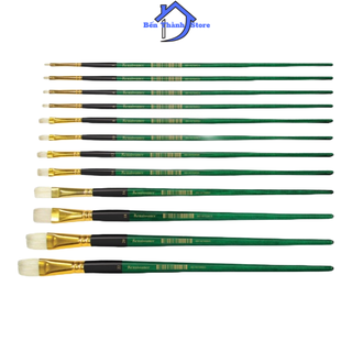 Bộ cọ đầu dẹt Renaissance dùng vẽ màu nước