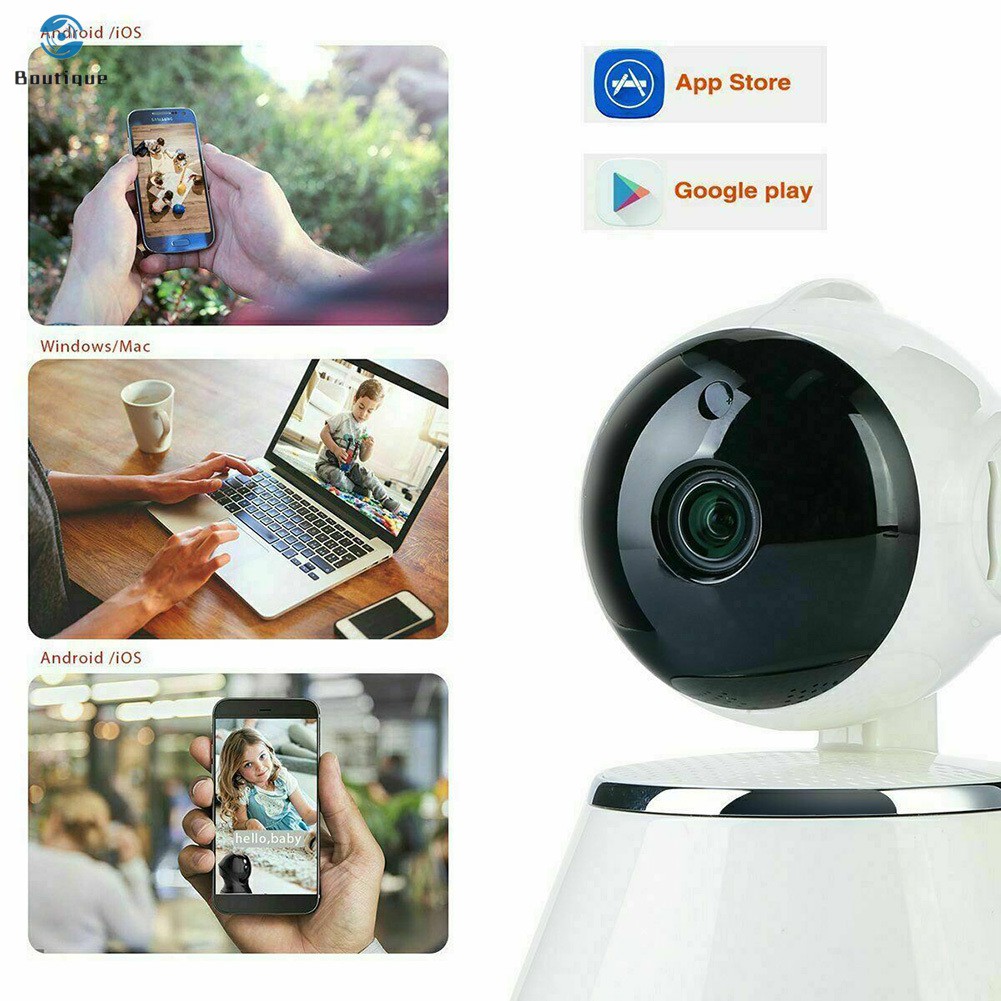 HD 720P Wireless WIFI IP CCTV Camera Smart Home Security Night Vision Indoor