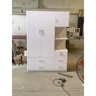 Tủ nhựa 3 cánh 2 ngăn kéo ngang 1m24 cao 1m85, tủ gia đình