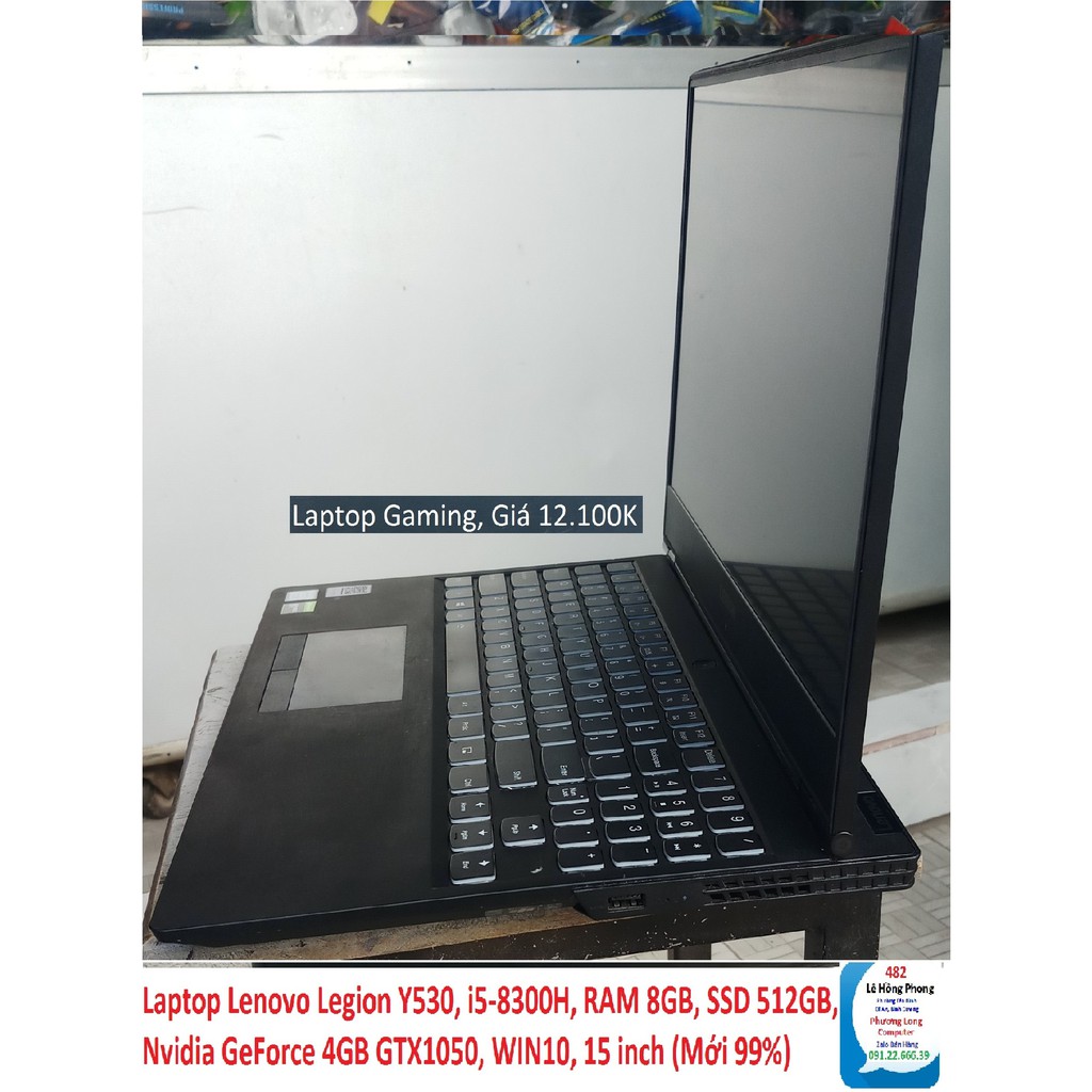 Laptop Lenovo Legion Y530, i5-8300H, RAM 8GB, SSD 512GB, Nvidia GeForce 4GB GTX1050, WIN10, 15 inch (Mới | BigBuy360 - bigbuy360.vn