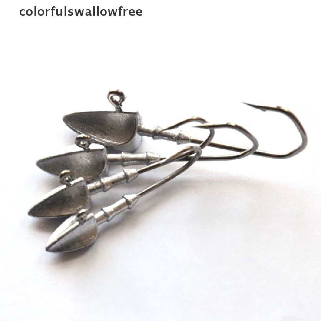 Colorfulswallowfree 3.5g 5g 7g 10g 14g 21g Jighead Fishhooks Worm Fishing Lure Hook Soft Lure ABC