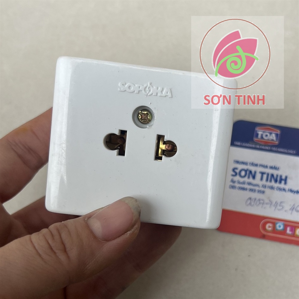 Ổ CẮM NỔI ĐƠN/ 1 Ổ CẮM CHỐNG CHÁY SOPOKA E17