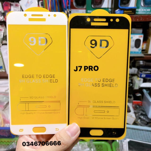 Kính full màn SAMSUNG J7prime/ J7PRO/ J7PLUS