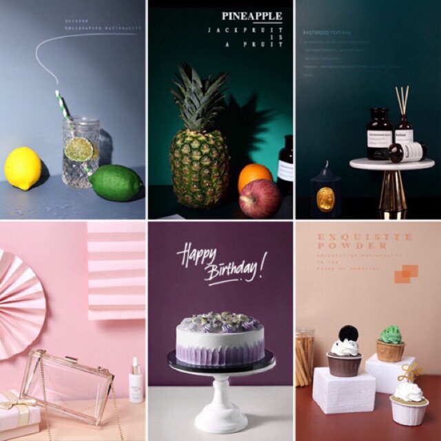 Phông nền bìa giấy chụp ảnh sản phẩm chuyên nghiệp kích thước 87x57cm