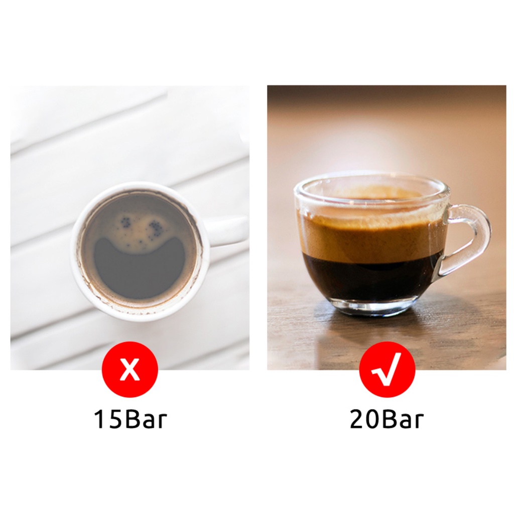 MÁY PHA CÀ PHÊ ESPRESSO HIBREW CM5403K-CB 1050W, ÁP SUẤT CAO 20BAR, 1.5L CÔNG SUẤT LỚN