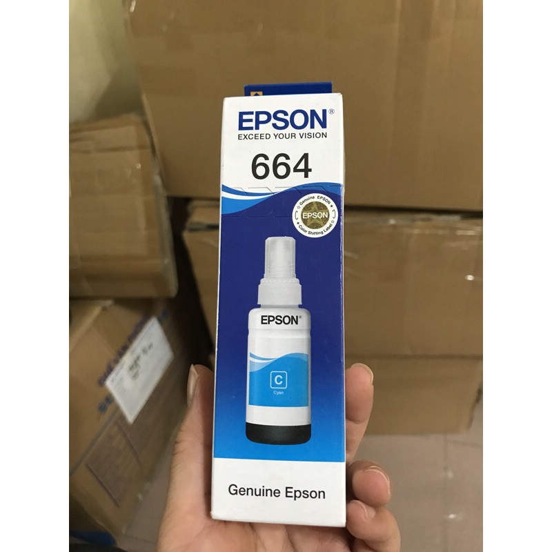 Mực in phun Epson 664  dùng cho máy: L300, L310,L200,L350,L360 .... màu đen