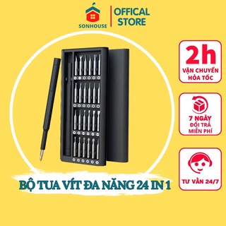 Bộ Tua Vít Đa Năng, Bộ Tô Vít Đa Năng Mini 24 Đầu Nhỏ Sửa Điện Thoại, Mở Laptop, Mắt Kính, Đồng Hồ SONHOUSE