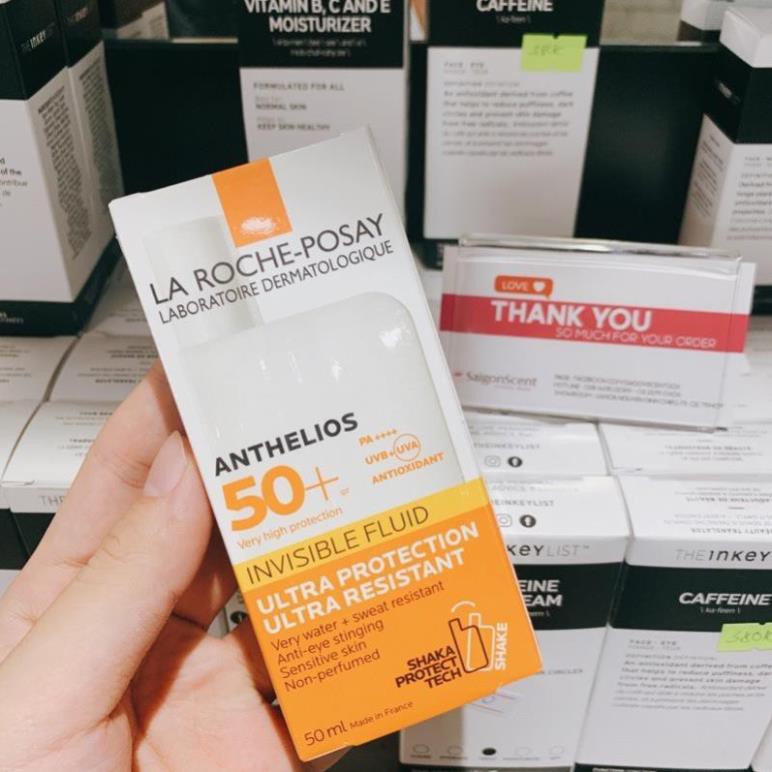 Kem chống nắng da khô La Roche Posay - ANTHELIOS INVISIBLE FLUID SPF50+ ( 50mL ) | BigBuy360 - bigbuy360.vn