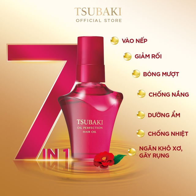 Dầu dưỡng tóc Tsubaki phục hồi hư tổn 50ml