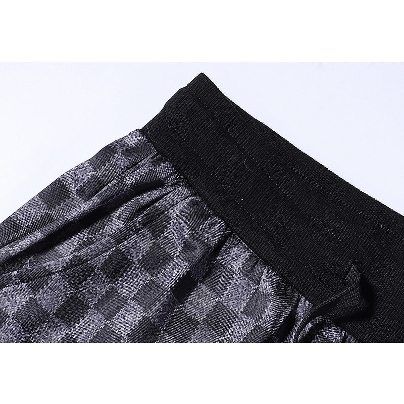 Quần Short Nam Họa Tiết LV Cổ Điển Thoải Mái Thoáng Khí Chất Lượng Cao