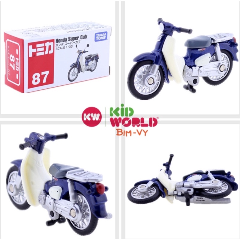 Xe mô hình Tomica Box Honda Super Cub. MS: 343. Tỷ lệ 1:33.