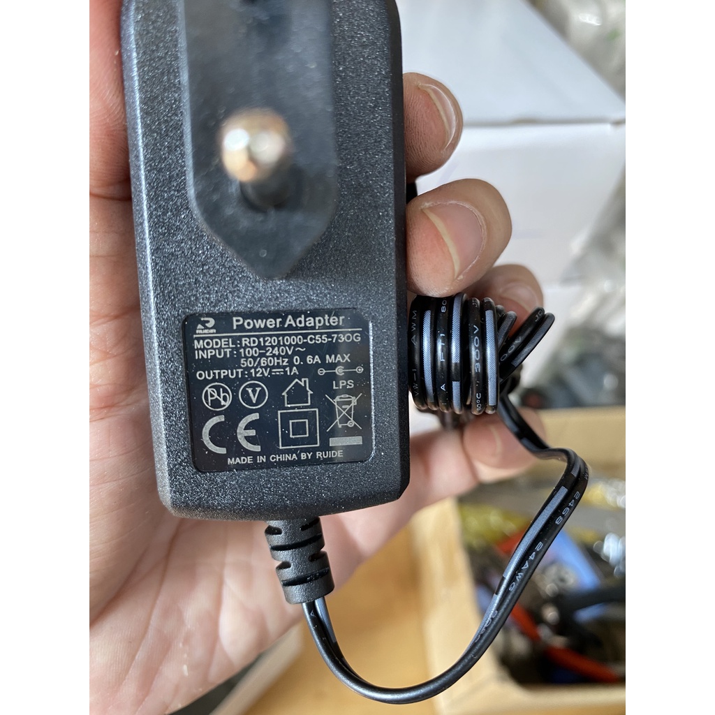 [Follow lấy Voucher]Cục nguồn sạc 12V-1A