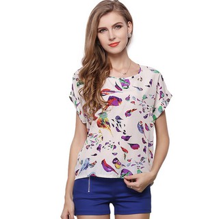 TR❤áo kiểu cổ tròn oversize