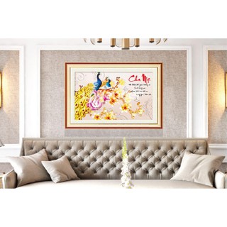 Tranh đính đá Cha mẹ LV171