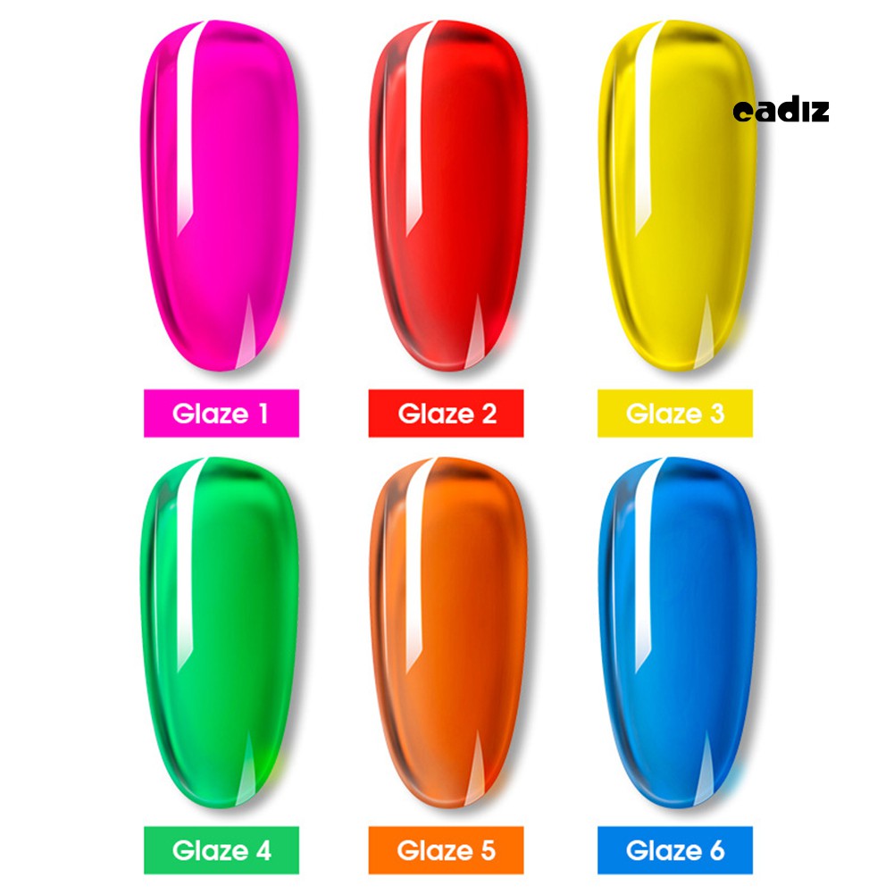 [Hàng mới về] Lọ gel sơn móng tay UV tông màu hổ phách 7ml CZ