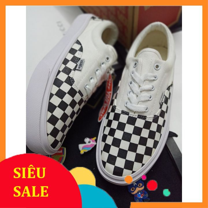 Giầy thể thao vans caro buộc dây | BigBuy360 - bigbuy360.vn