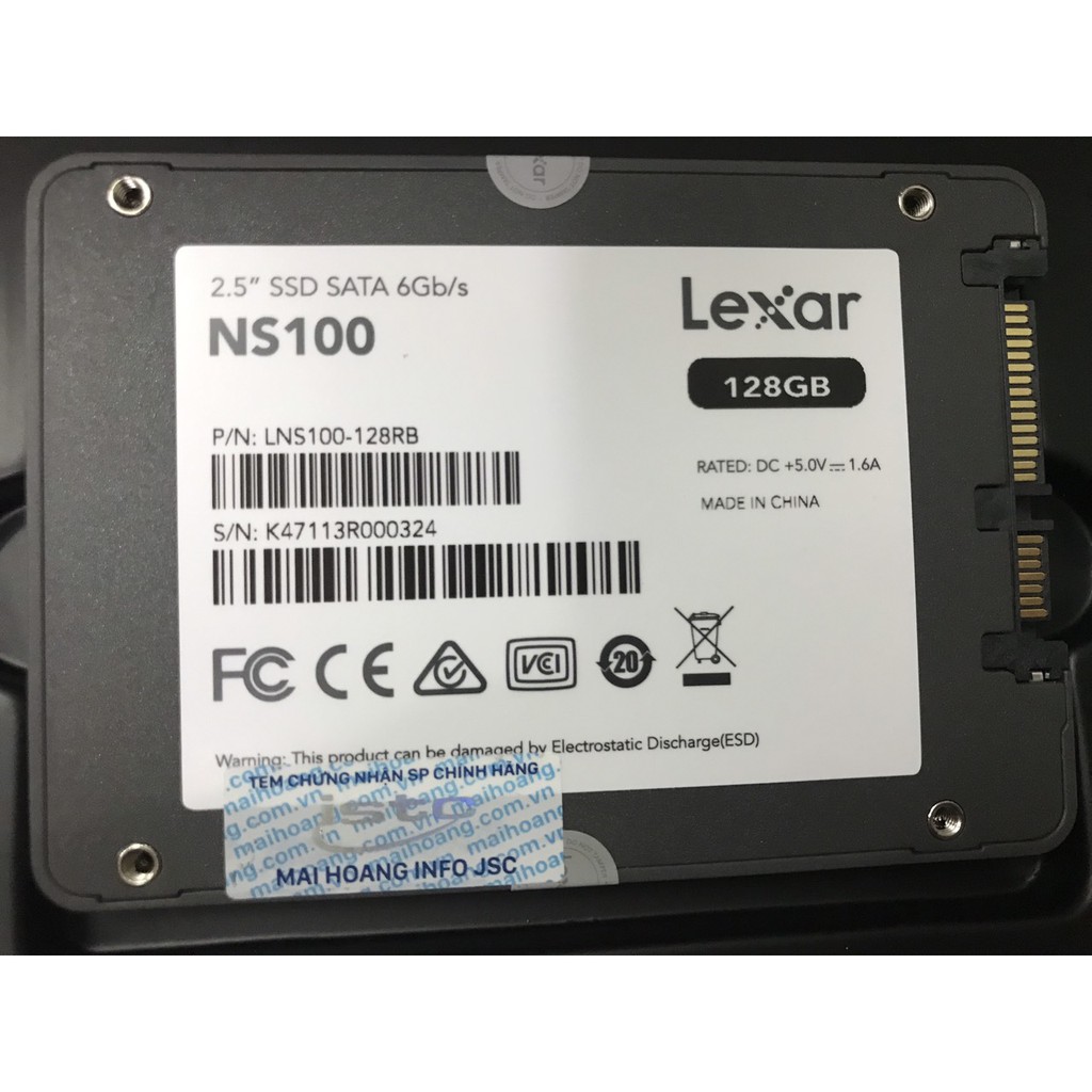 Ổ cứng SSD LEXAR NS100 128GB Sata3 2.5-inch | BigBuy360 - bigbuy360.vn